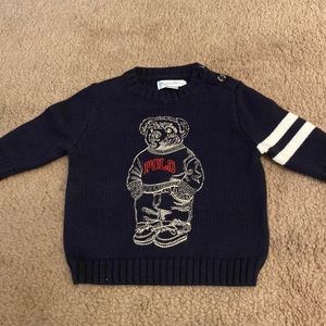 Classic polo knit sweater